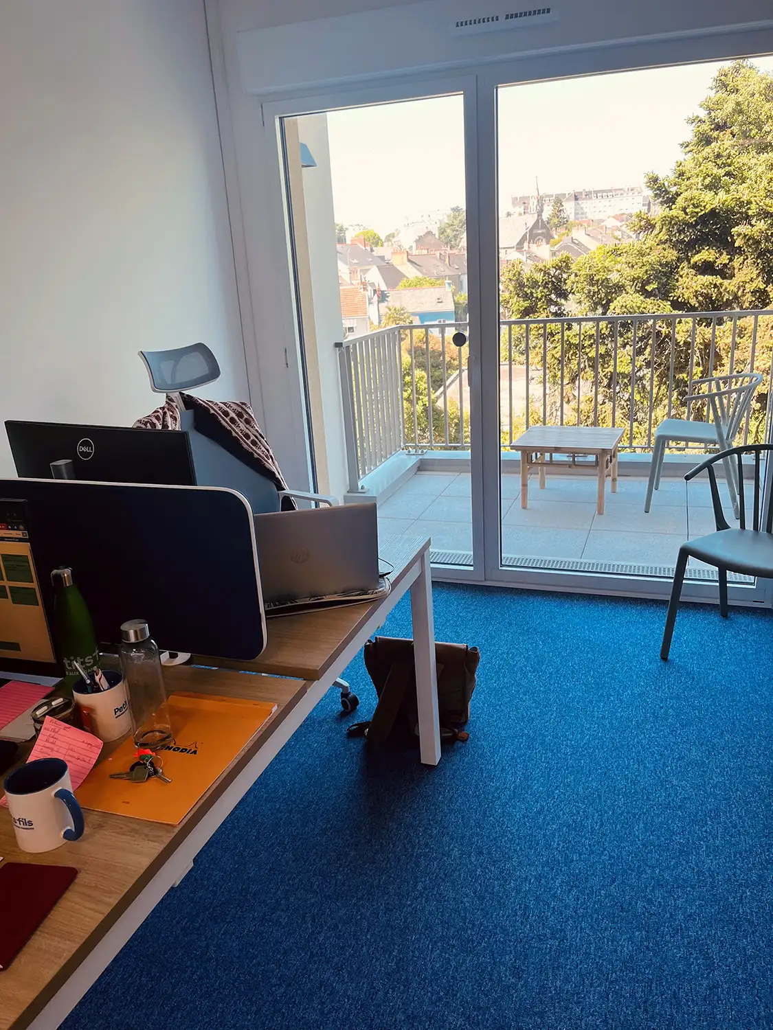 Bureau 2 places calme et lumineux avec accès balcon